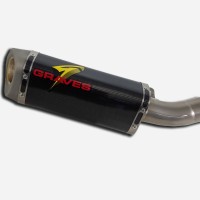 Gato！ Graves Motorsports Carbon Fiber Cat-Back Slip-On - Kawasaki Ninja